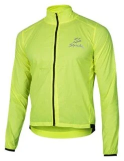 Chaqueta Cortavientos Spiuk Anatomic Amarillo Fluor