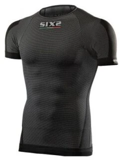 Sixs Manga Corta TS1 Negro / Carbono