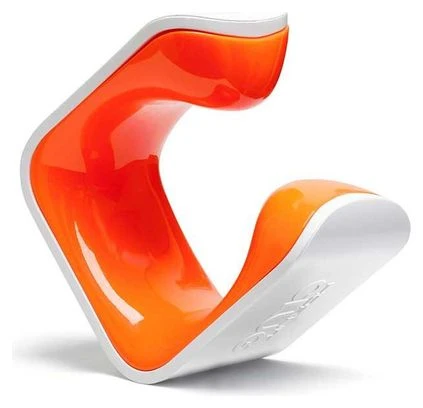 Soporte De Pared Para Bicicleta Hornit Clug S Roadie (23-32 Mm / 1-1.25'') Blanco / Naranja