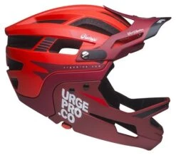 Casco Con Mentonera Extraíble URGE Gringo De La Pampa Rojo