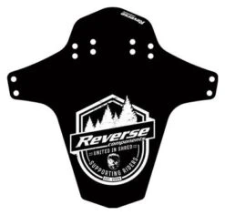 Guardabarros Trasero / Delantero Reverse Supporting Riders Mudfender Black / White