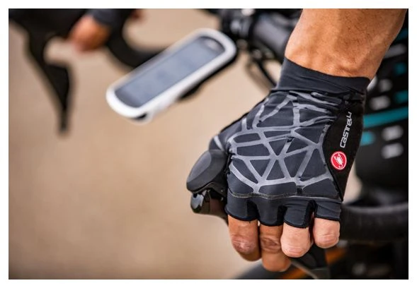 Guantes Castelli Icon Race Short Negro - Imagen 4