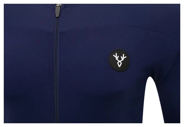 LeBram Allos Maillot Mangas Cortas Azul Slim Fit - Imagen 4