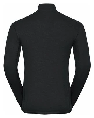 Jersey De Manga Larga 1/2 Cremallera Odlo Active Warm Eco Black - Imagen 2