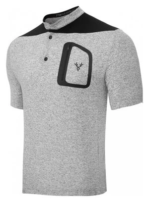 Jersey Gris De Corte Recto Y Manga Corta Parpaillon De LeBram