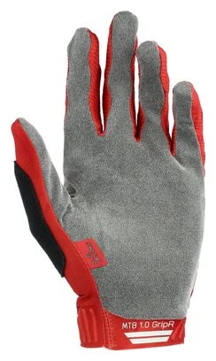 Guantes Leatt MTB 1.0 GripR Rojo Chilli - Imagen 2