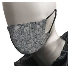 Máscara Gráfica Tucano Urbano Rina Gris (juego De 2)