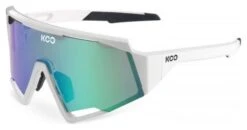 Gafas KOO Spectro White Green UV Catégorie 3