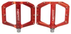 Par De Pedales Planos Neatt Oxygen V2 8 Pines Naranja