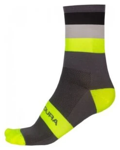 Calcetines Endura Bande Passante - Jaune / Fluo