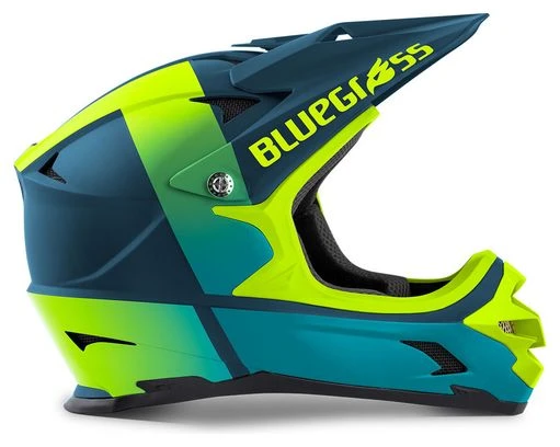 Casco Integral Bluegrass Intox Bleu / Jaune - Imagen 2