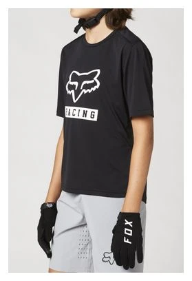 Maillot Fox Ranger Niños Manga Corta Negro - Imagen 2