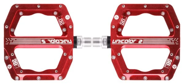 SB3 Unicolor 2 Flat Pedals Rojo