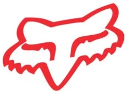 Adhesivo Fox Head TDC 2'' Rojo