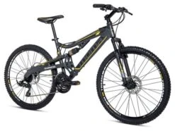 Moma Bikes Bicicleta Montaña EQX 26'Alu SHIMANO 24V Doble Freno Disco Doble Susp. (Varias Tallas)