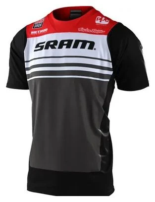 Maillot De Manga Corta Troy Lee Designs Skyline Sram Rojo / Negro