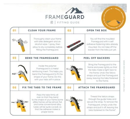 Protector De Tubo Descendente Rockstop Para Cuadros De Carbono - Imagen 3