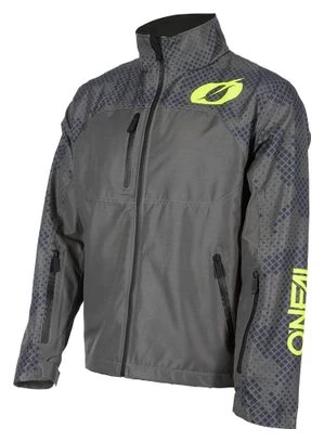 Chaqueta Impermeable O'Neal SHORE Rain V.22 Gris / Amarillo - Imagen 3