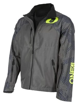 Chaqueta Impermeable O'Neal SHORE Rain V.22 Gris / Amarillo
