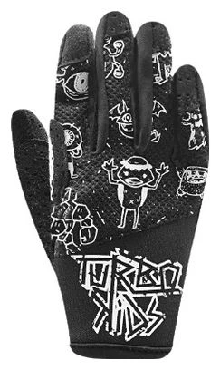 Guantes Largos Racer 1927 Turbo Para Niños Negro / Blanco