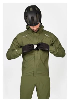 Chaqueta Impermeable Endura GV500 Verde Oliva - Imagen 5