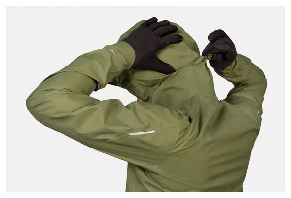 Chaqueta Impermeable Endura GV500 Verde Oliva - Imagen 6