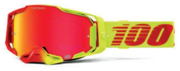 M谩scara 100% Armega Solaris Hiper Orange Yellow - Imagen 2