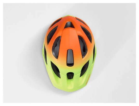 Casco Bontrager Tyro Youth Jaune / Orange - Imagen 2