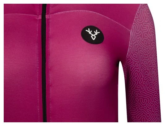 Maillot De Manga Larga Para Mujer LeBram Soulor Fuschia - Imagen 4