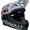 Casco Bell Super DH Mips Con Correa De Barbilla Desmontable Blanco Negro