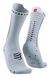 Calcetines Compressport Pro Racing Socks V4.0 Ultralight Bike - Blanc