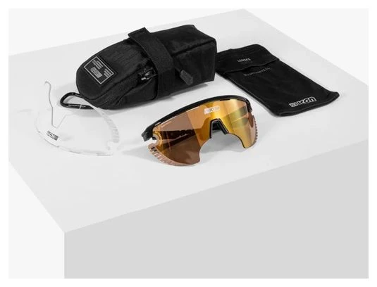 Gafas SCICON Aerowing Lamon Black Brown UV Catégorie 3 - Imagen 3
