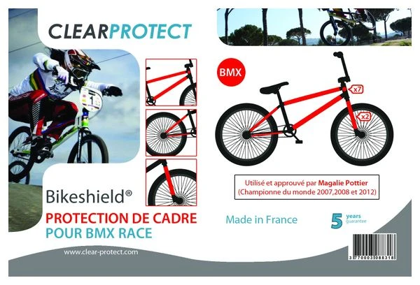 Kit De Cuadro De BMX De Protecciones Invisibles CLEARPROTECT - Imagen 2