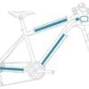 CLEARPROTECT Kit De Protectores Invisibles Para Bicicleta Matt Frame Type Pack M