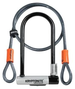 KRYPTONITE Kryptolock Standard U Locks + Kryptoflex