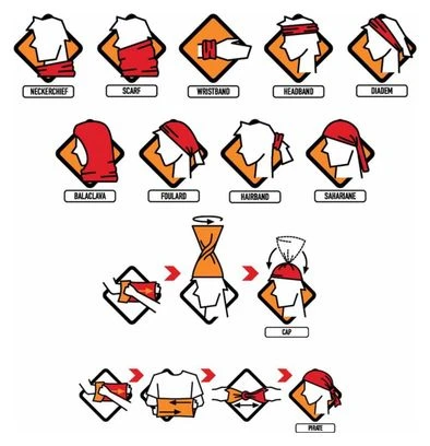 BUFF Tubular Midweight Merinos Solid Black - Imagen 2