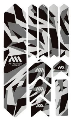All-mountain-style All Mountain Style Honeycomb XL 10 Pcs Frame Guard Kit - Digital Camo