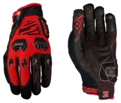 Cinco Guantes Largos DH Rojo Negro