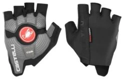 Castelli Rosso Corsa Espresso Short Guantes Negro