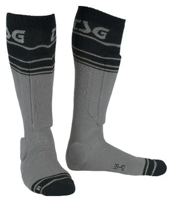 TSG Riot Sock Grey Stripped