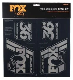 Fox Racing Shox Stickers Heritage 2019 Black Stealth