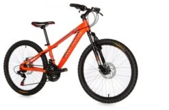 Moma Bikes Bicicleta Infantil Montaña SHIMANO GTT24' Alu 21V. Doble Freno Disco Susp. Delant.
